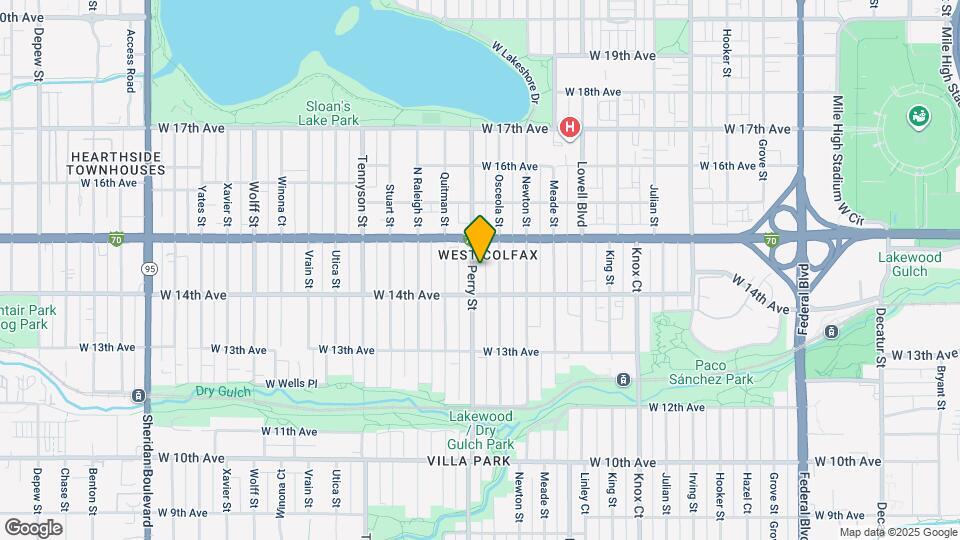 1442 Perry St Map and Location Details