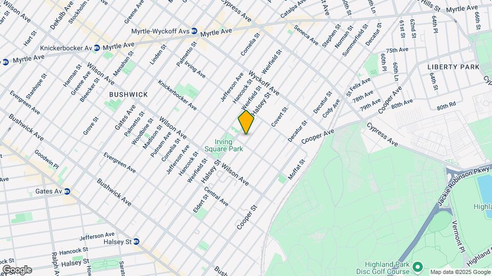 305 Eldert St Mapa y Detalles de la Ubicación