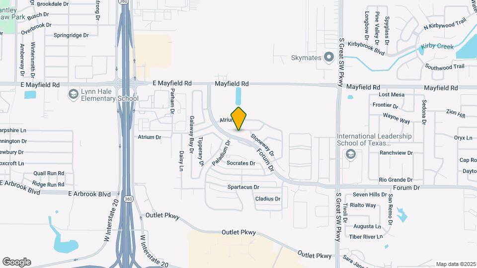 2735 Rolling Hills Ln Map and Location Details