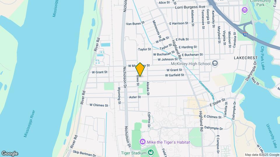 2875 Iowa St Map and Location Details