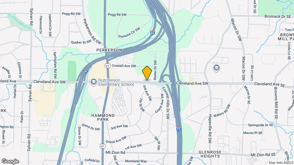 375 Cleveland Ave SW Map and Location Details