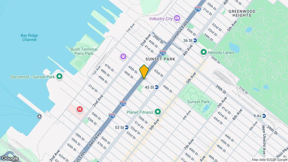 318 45th St Map and Location Details