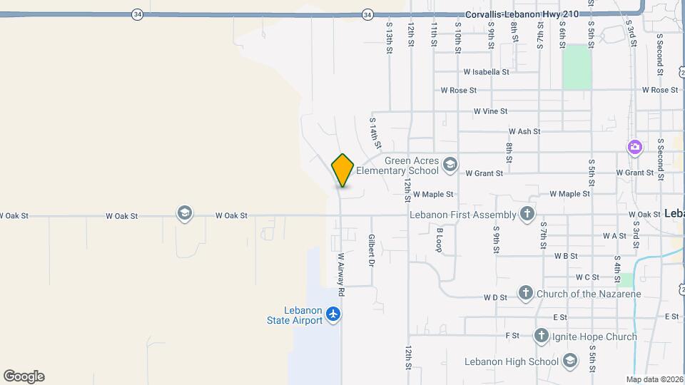 845 W Airway Rd Map and Location Details