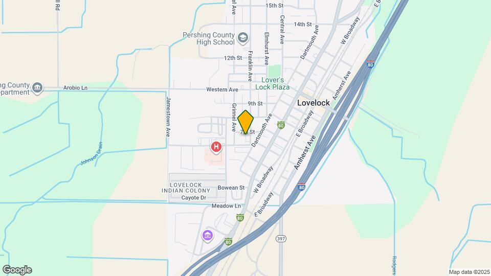 635 Franklin Ave Map and Location Details