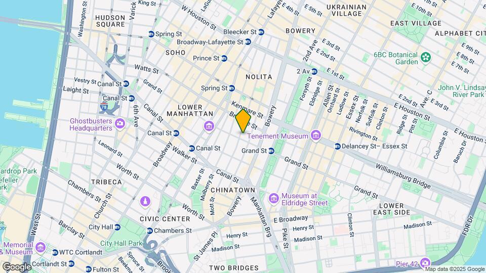 208 Grand St Map and Location Details