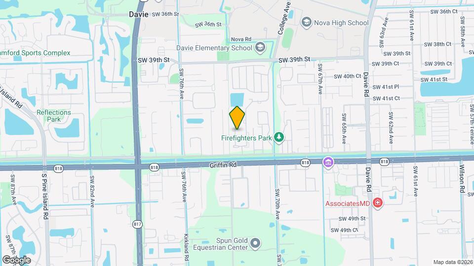 4350 SW 72nd Terrace Map and Location Details