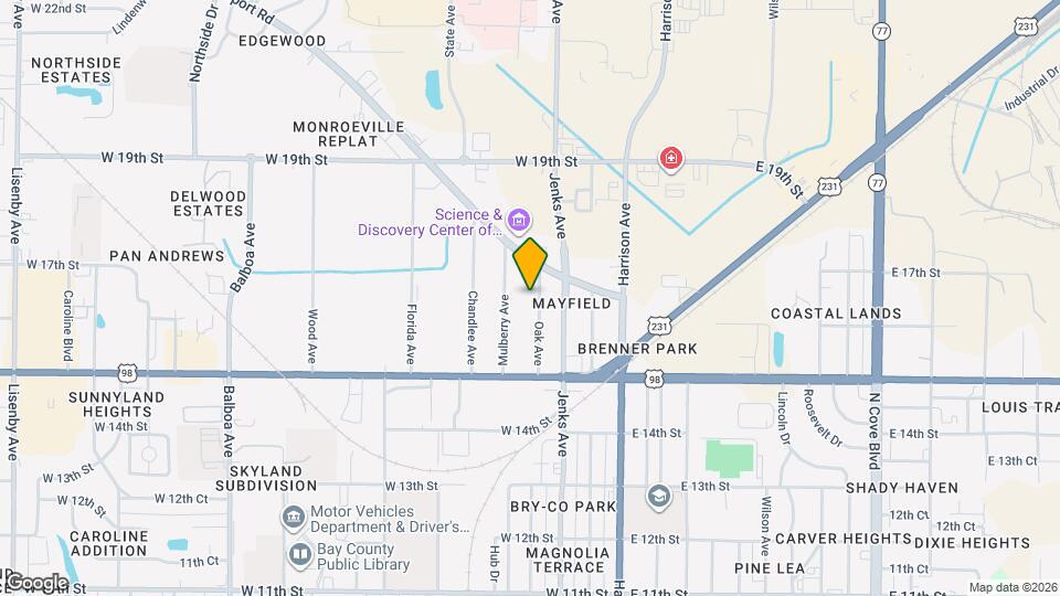 1537 Oak Ave, Unit 320 Map and Location Details