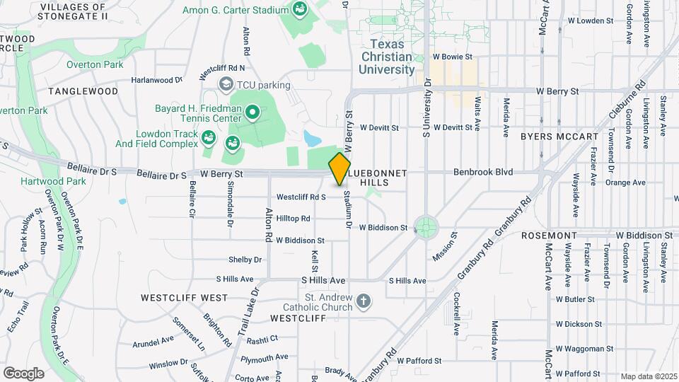 3408 Westcliff Rd S Map and Location Details