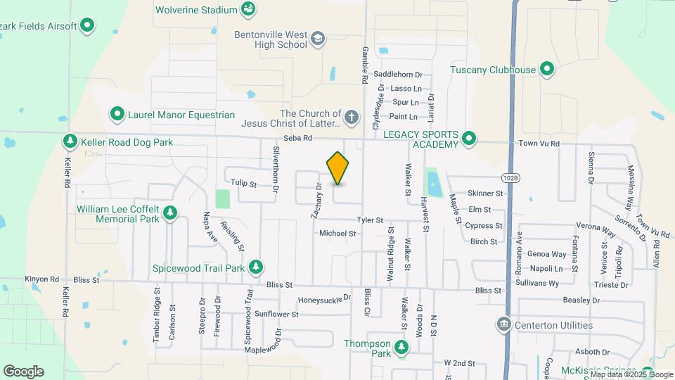 908 Vly Oaks Ln Mapa y Detalles de la Ubicación