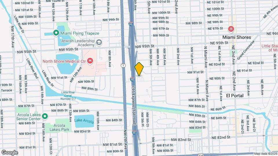 601 NW 90th St Map and Location Details