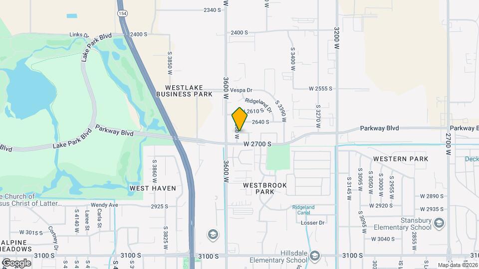 3549 W 2670 S Map and Location Details