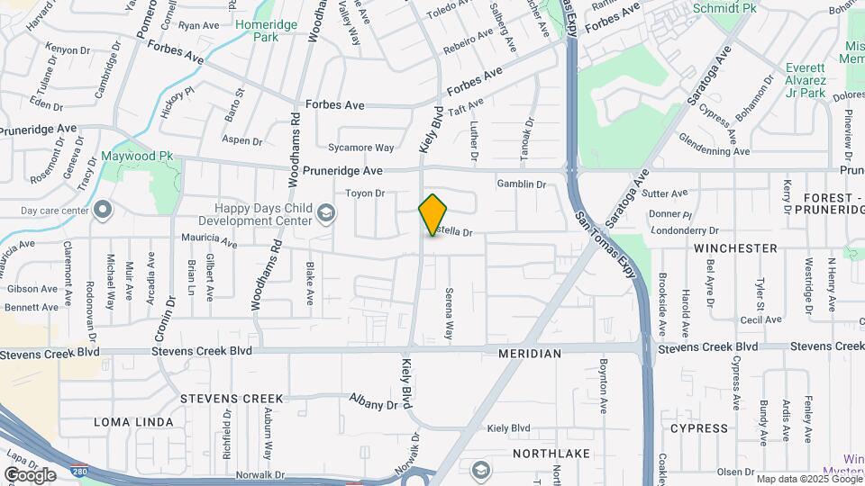 219 Kiely Blvd Map and Location Details