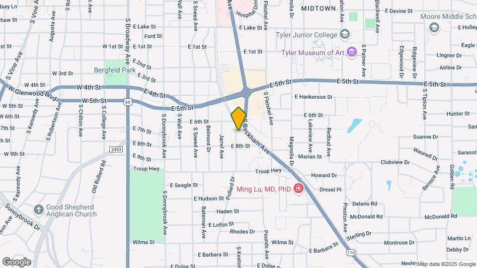 1924 S Wiley Ave Map and Location Details