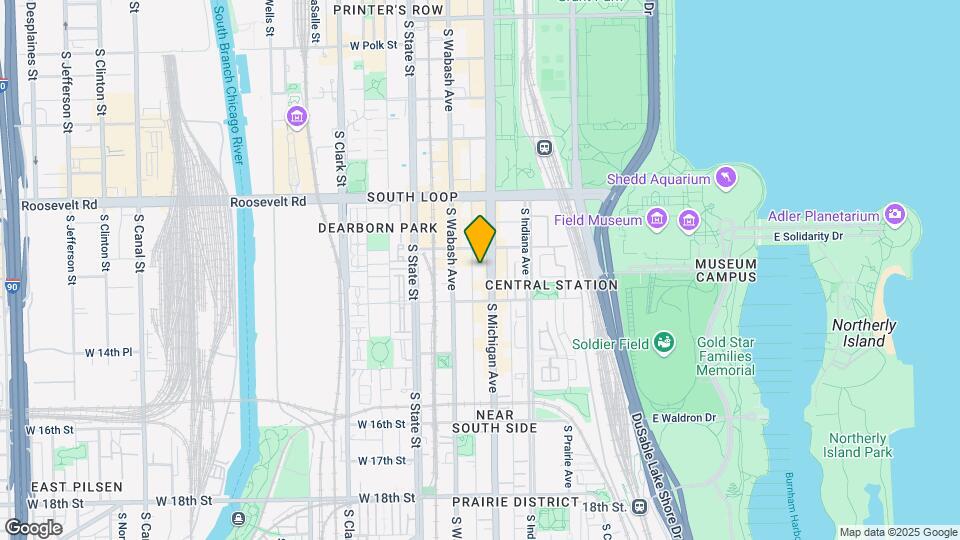 1322 S Michigan Ave Mapa y Detalles de la Ubicación