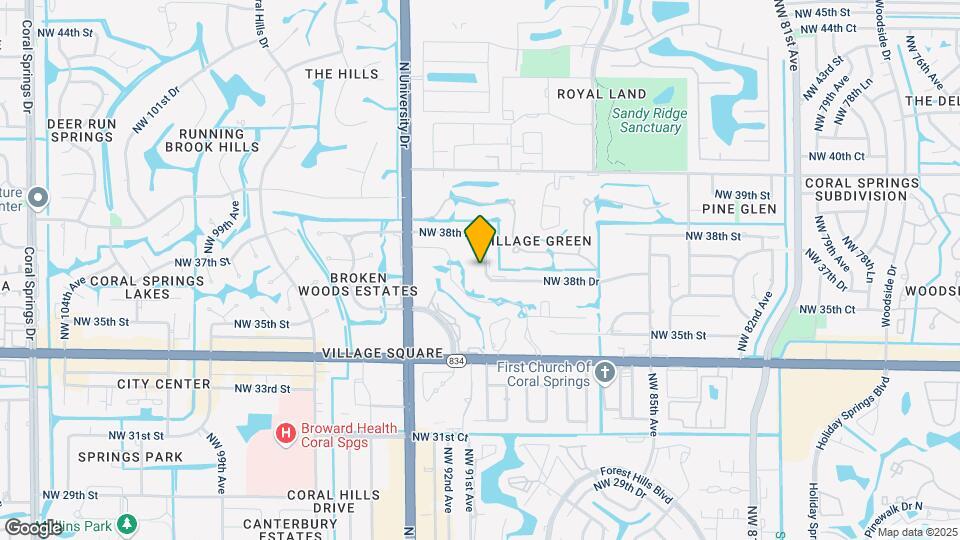 9006 NW 38th Dr Mapa y Detalles de la Ubicación