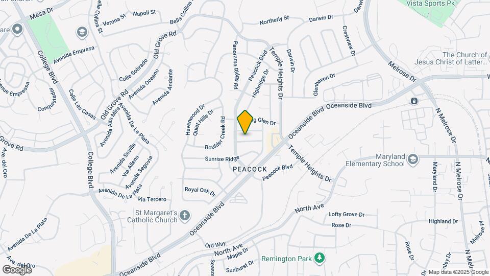 4718 Sunny Hills Rd Map and Location Details