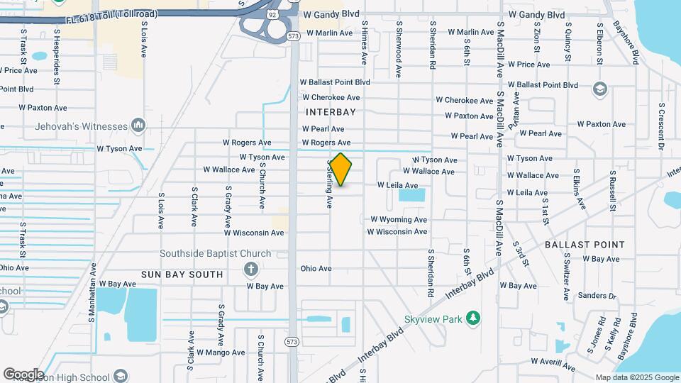 3613 W Oklahoma Ave Map and Location Details