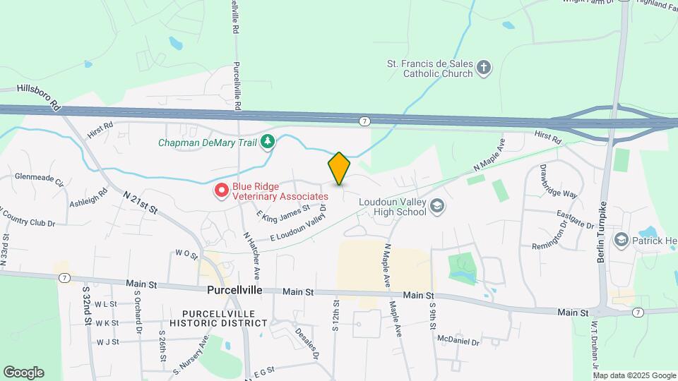 305 N Old Dominion Ln Map and Location Details