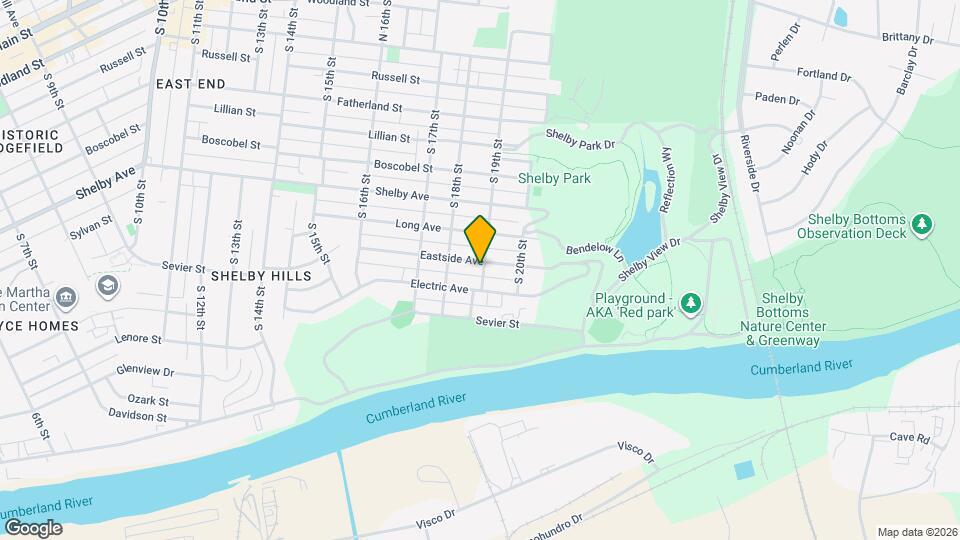 1816 Eastside Ave Map and Location Details