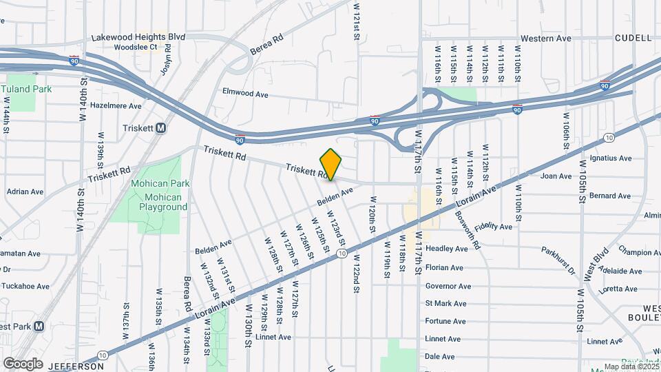 3262 W 122nd St Map and Location Details