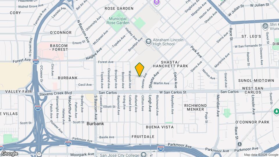 1749 Hester Ave Map and Location Details