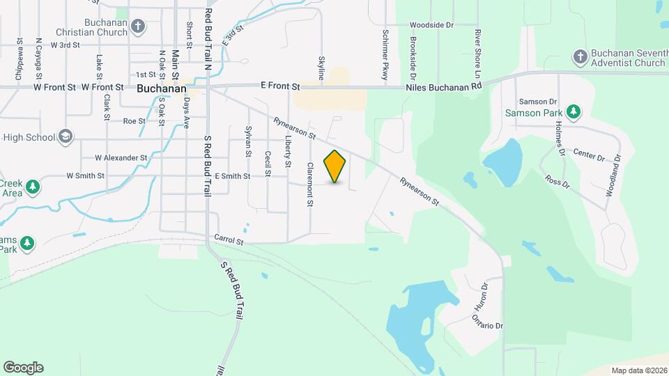 800 E Smith St Map and Location Details