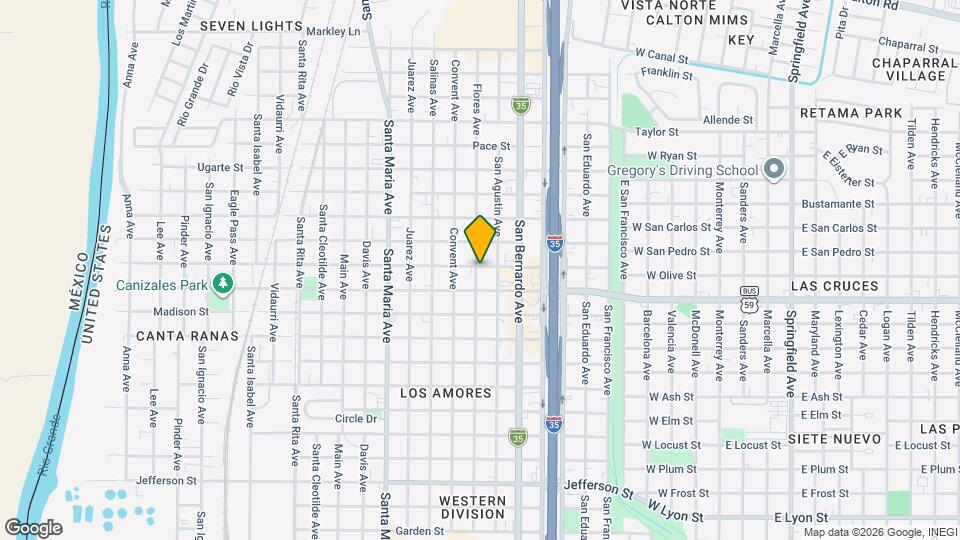 3519 Flores Ave Map and Location Details