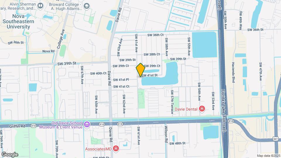 4132 SW 61st Ave Map and Location Details