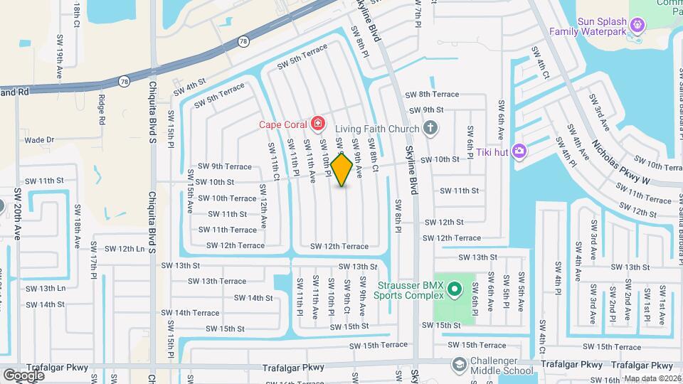 1018 SW 9th Ct Map and Location Details