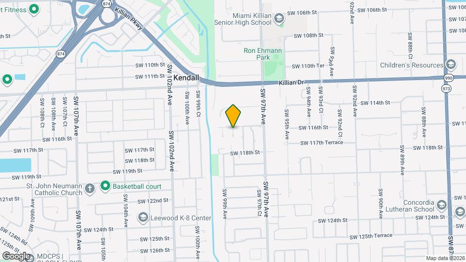 11523 SW 98th Ct Map and Location Details