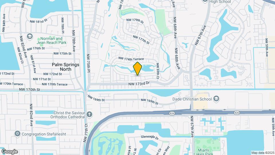 7145 NW 173rd Dr, Unit 1106 Mapa y Detalles de la Ubicación