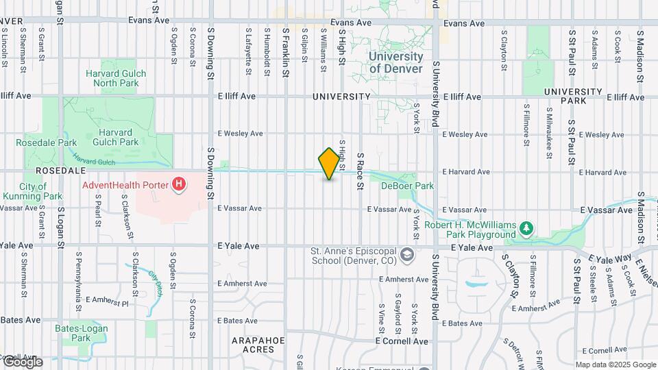 2526 S Williams St Map and Location Details