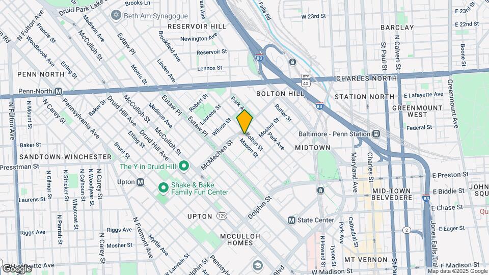 1520 Bolton St Map and Location Details
