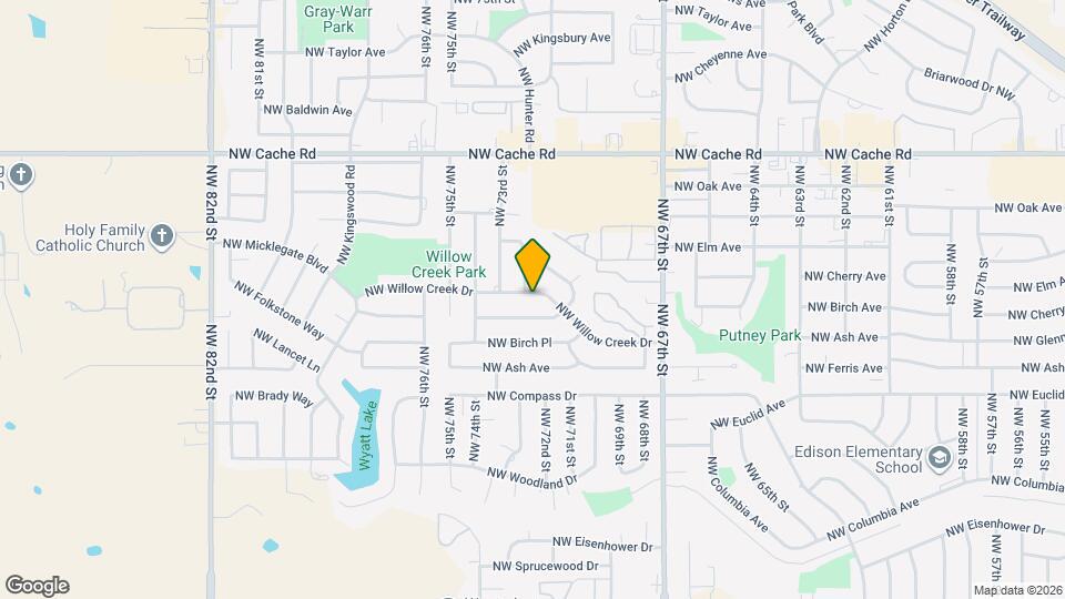 7210 NW Willow Creek Dr Map and Location Details