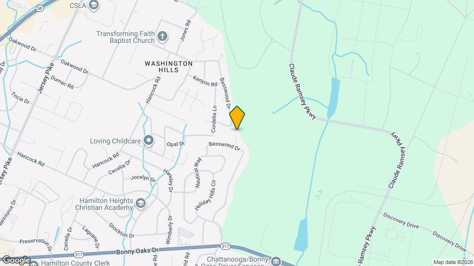 6436 Basswood Ln Mapa y Detalles de la Ubicación