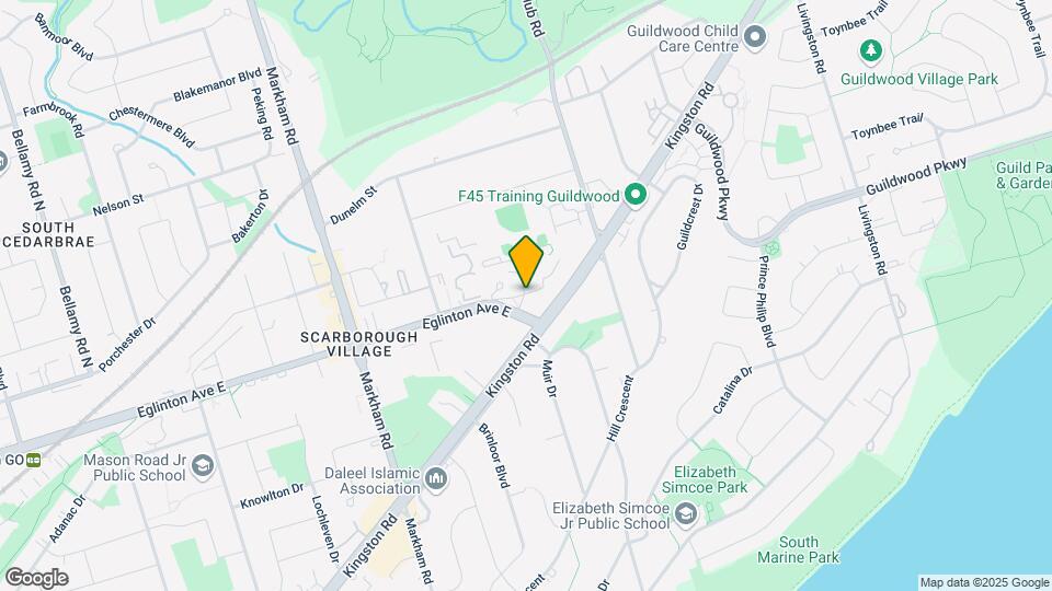 5201-5208 EGLINTON Ave Map and Location Details