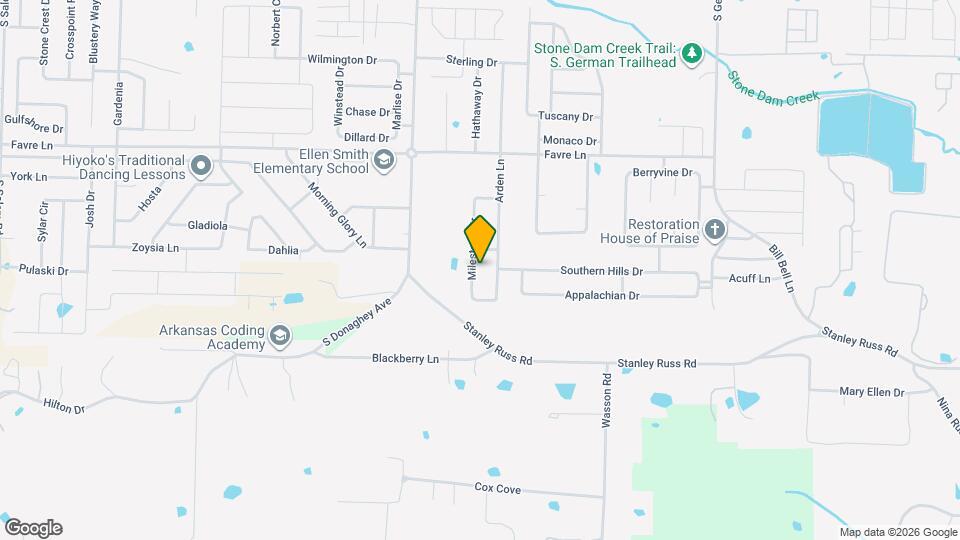 1840 Milestone Dr Map and Location Details