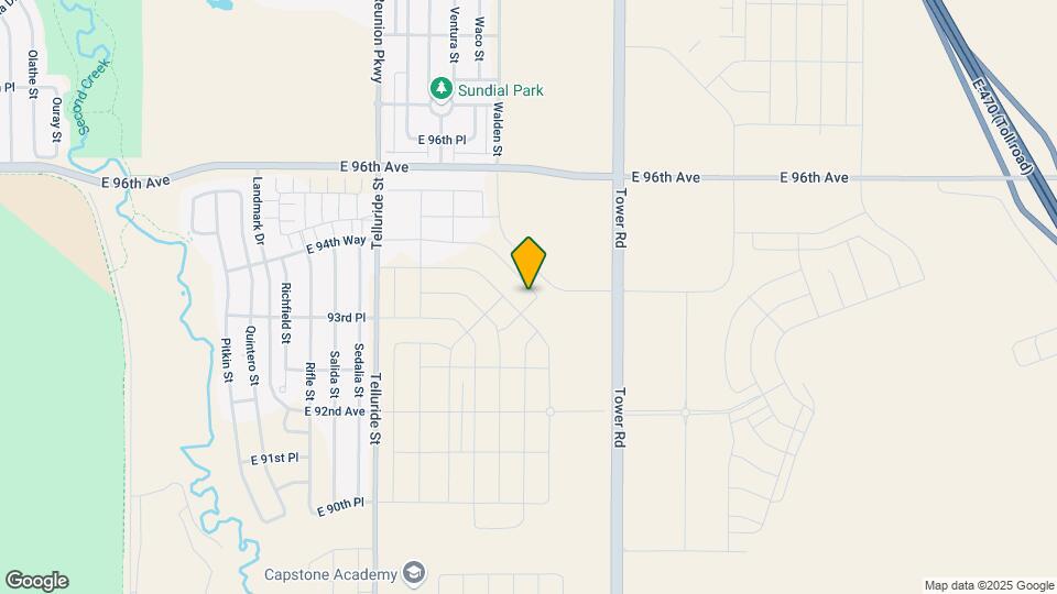 9353 Yampa Ct Map and Location Details