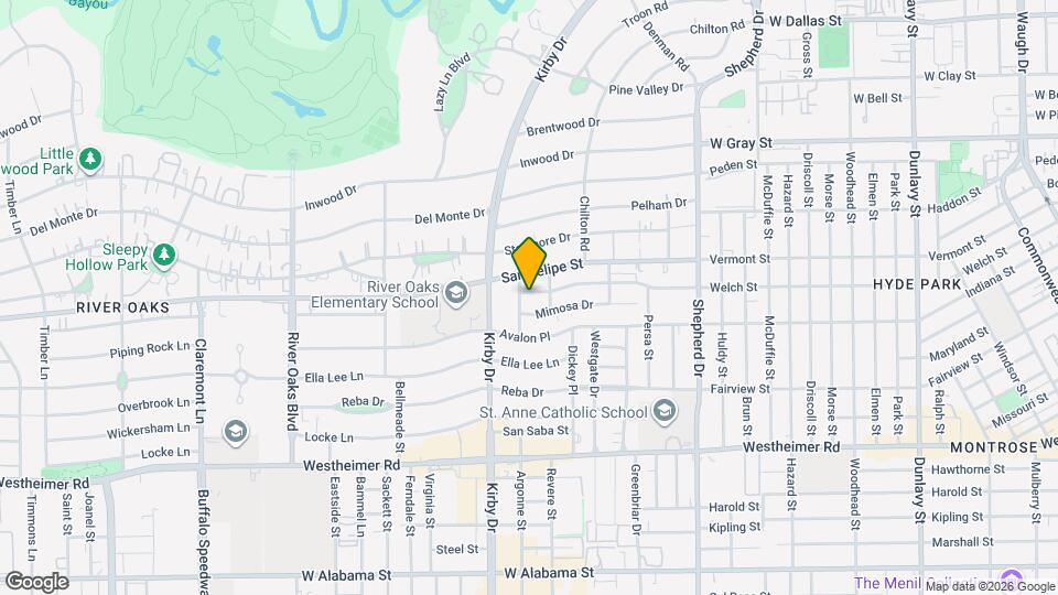 2419 Brazoria St Map and Location Details