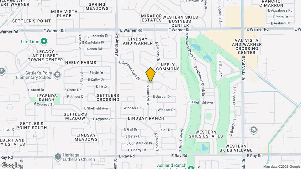 1148 S Roca St Map and Location Details