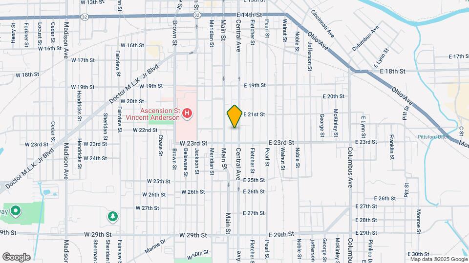 2201 Central Ave Map and Location Details