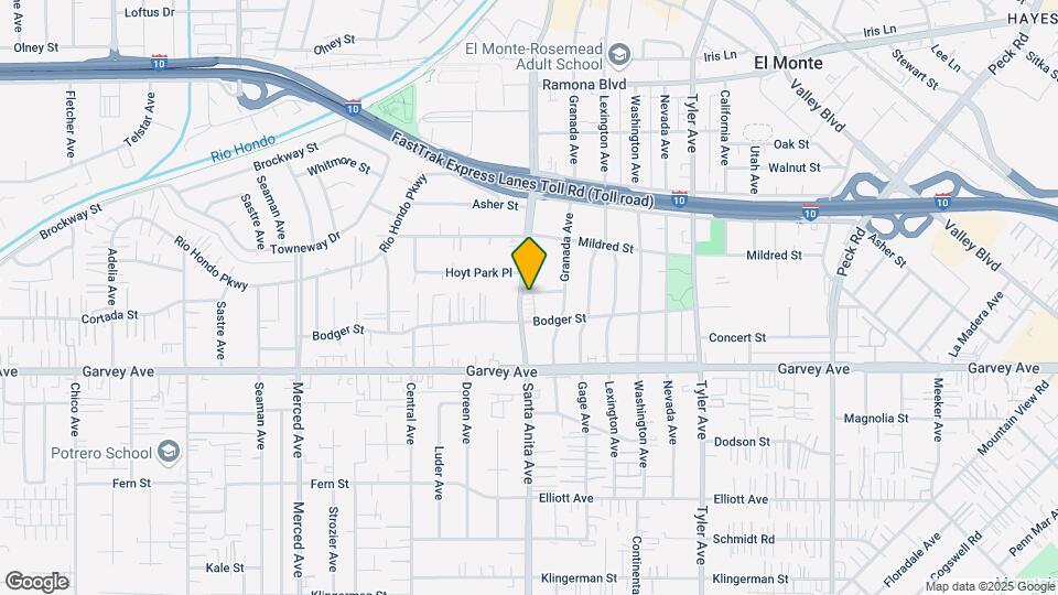 3130 Santa Anita Ave Map and Location Details