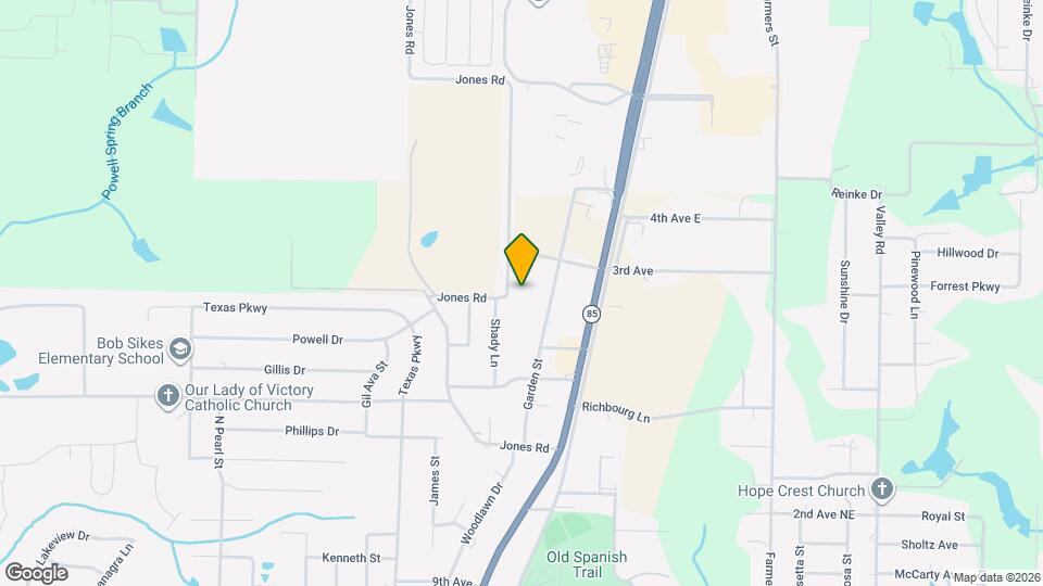 610 Jones Rd Mapa y Detalles de la Ubicación