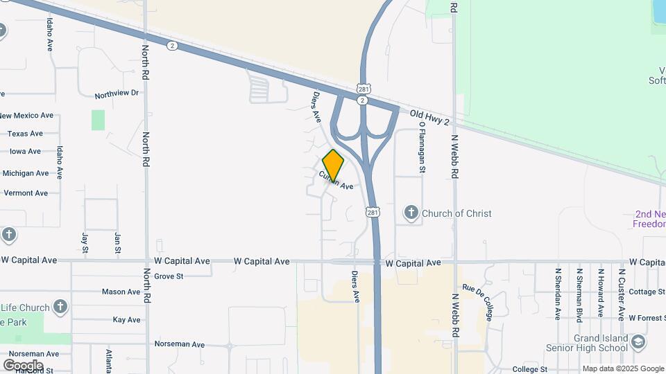 3533 Curran Ave Map and Location Details