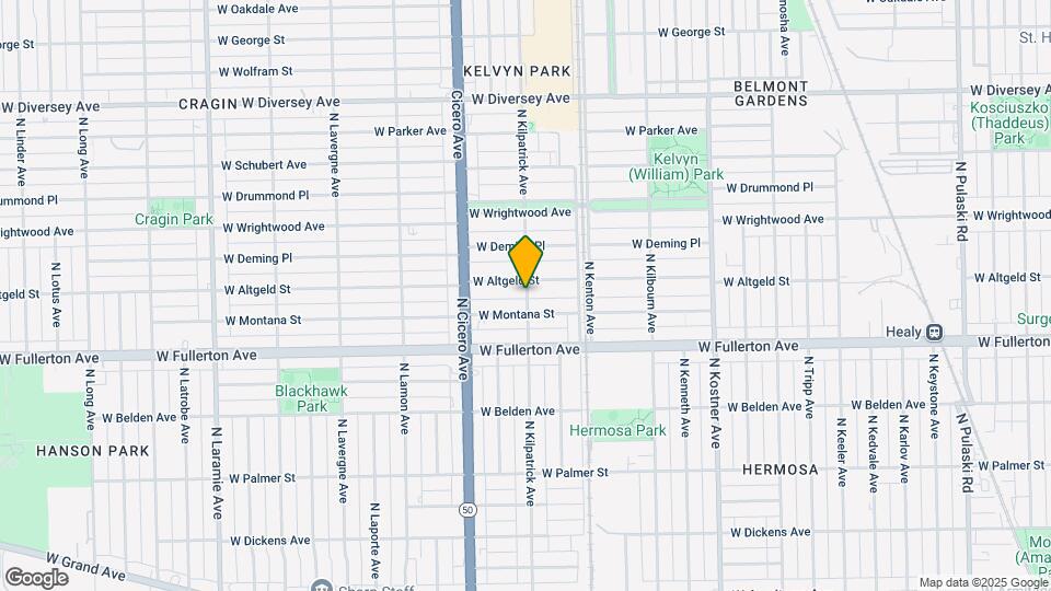 2454 N Kilpatrick Ave Map and Location Details
