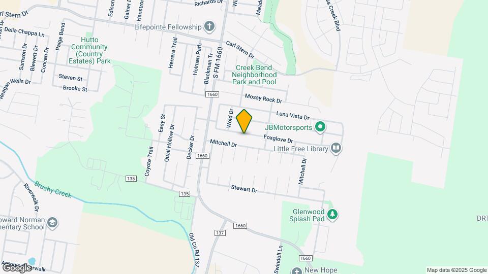 214 Foxglove Dr Map and Location Details