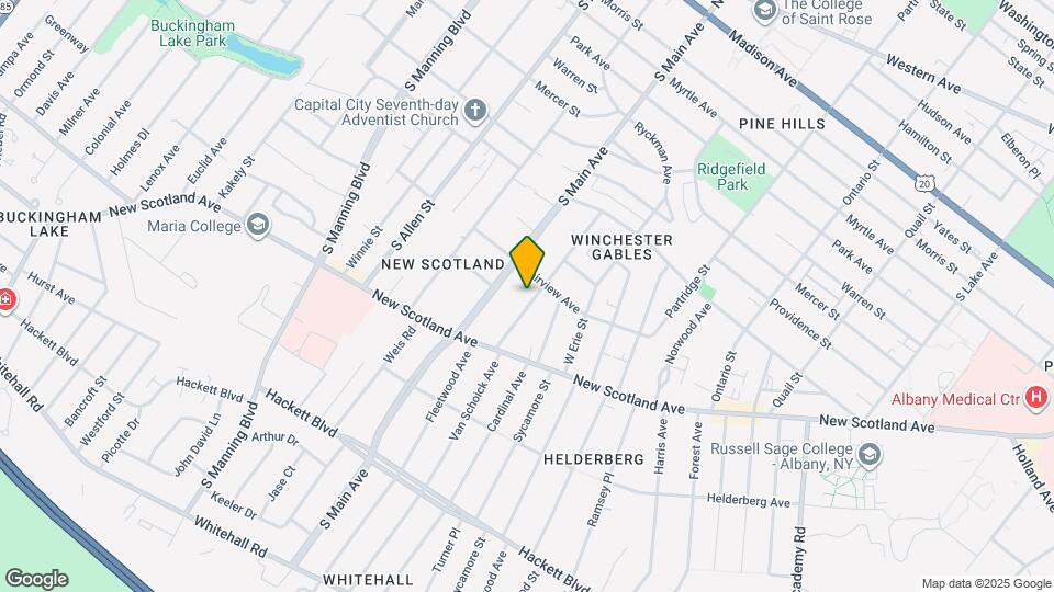 27 Oakwood St, Unit 2nd Floor Map and Location Details