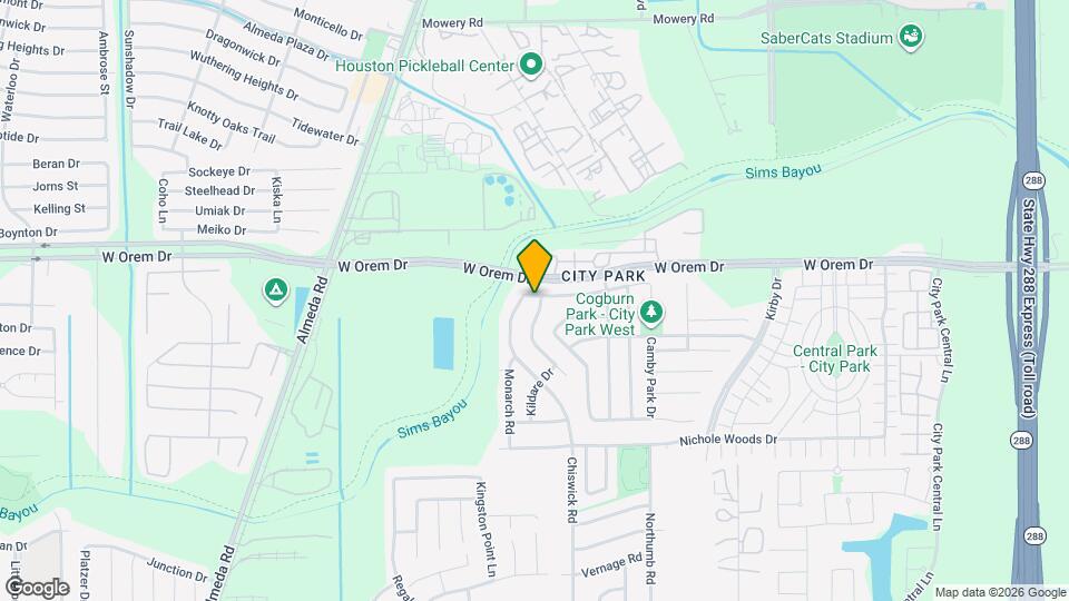 2231 Tandy Park Way Mapa y Detalles de la Ubicación