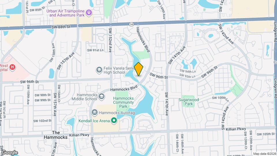 9661 SW 148th Pl Map and Location Details