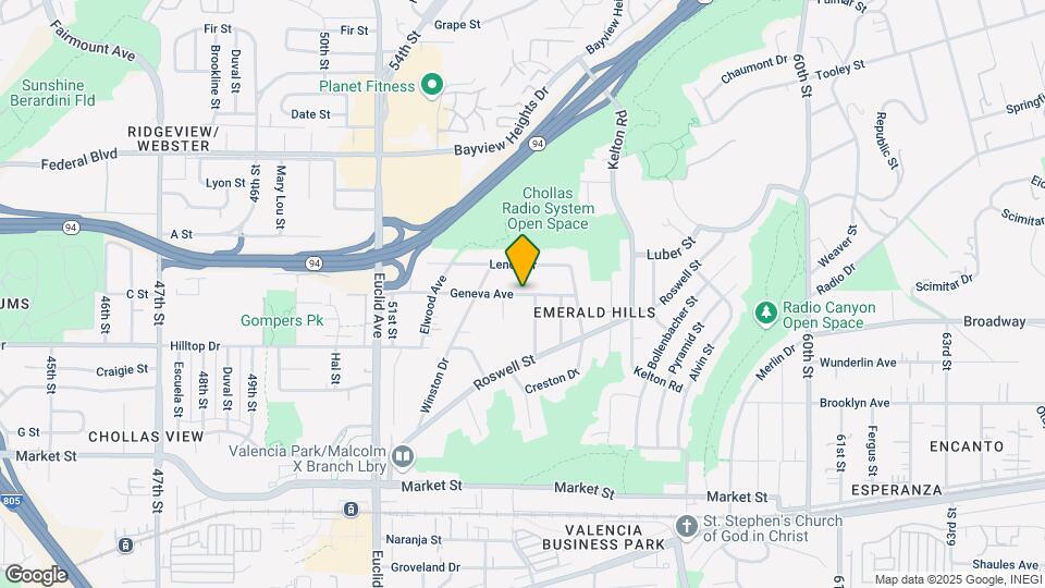 5416 Geneva Ave Map and Location Details